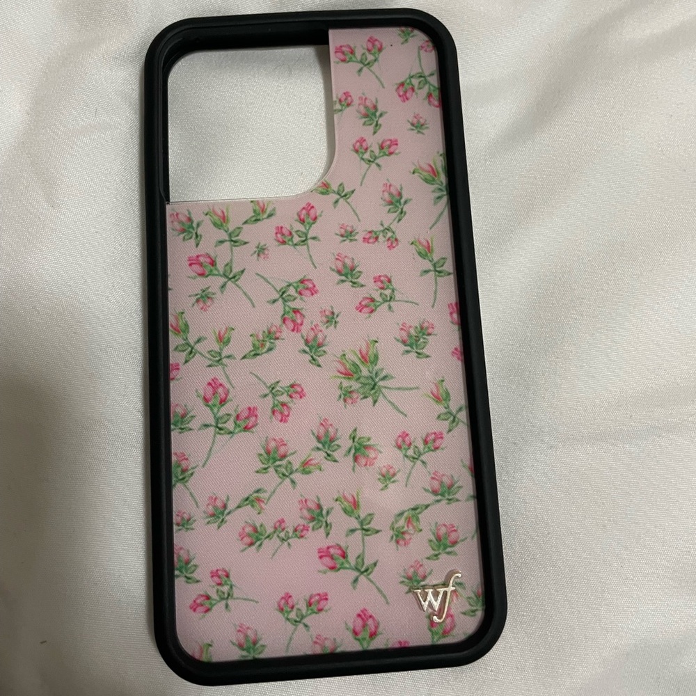 Pink poise Rosie wildflower iPhone 13 Pro case